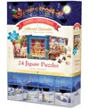 University Games Incorporated Merry Christmas Advent Calendar 24 Jigsaw Puzzles, 24 X 50 Pieces In No Color