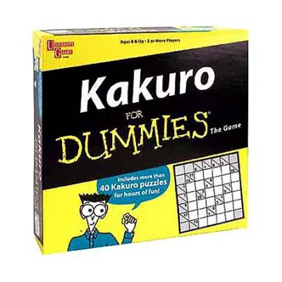 University Games Kakuro For Dummies Board Game In Multi