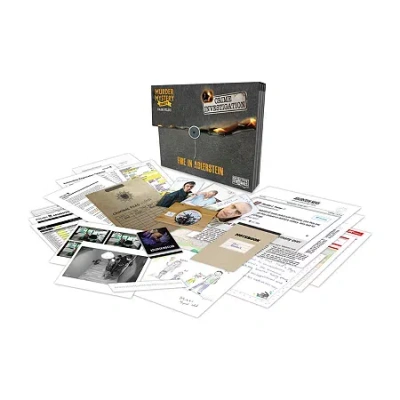 University Games Murder Mystery Party Case Files: Fire In Adlerstein Board Game In Multi