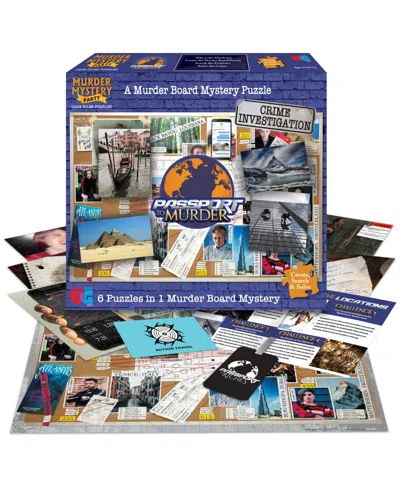 University Games Murder Mystery Party Case Files Puzzles Passport To Murder, 1000 Pieces In No Color
