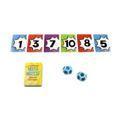 University Games Scholastic Math Match Dice And Card Game