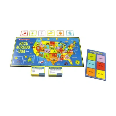 University Games Scholastic Race Across The Usa Game