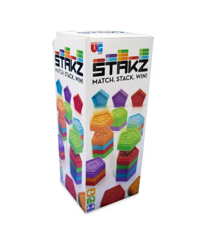University Games Stakz Tile Laying Game In White