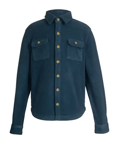 Univibe Kids' Big Boys Scott Polar Fleece Shirt Jacket In Blue