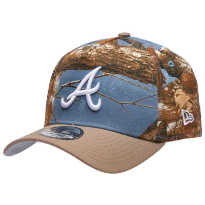 Unknown Atlanta Braves New Era Braves 940 A-frame Realtree Cap In Multi