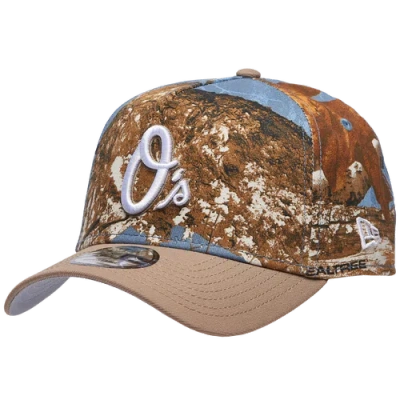 Unknown Baltimore Orioles New Era Orioles 940 A-frame Realtree Cap In Brown