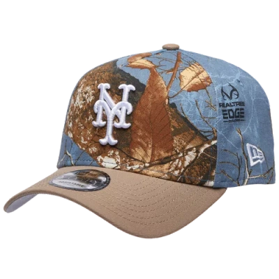 Unknown New York Mets New Era Mets 940 A-frame Realtree Cap In Multi