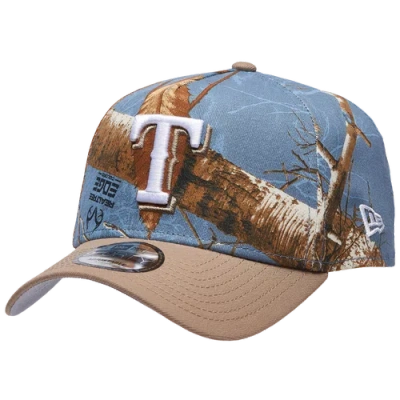 Unknown Texas Rangers New Era Rangers 940 A-frame Realtree Cap In Multi