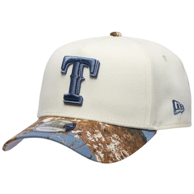 Unknown Texas Rangers New Era Rangers 940 A-frame Realtree Cap In White