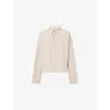 Unknown Womens Oversized Stitched Woven Shirts Stone In Multi