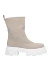 Unlace Ankle Boots In Grey