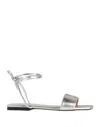 Unlace Sandals In Silver