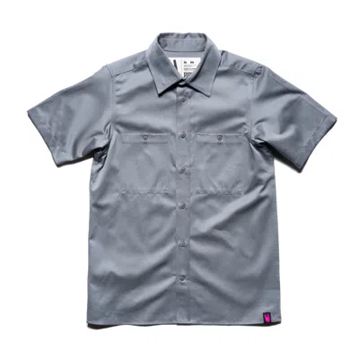 Unless Collective Men's Grey Woven Shirt - M - Lead