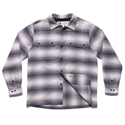 Unless Collective Men's Ombre Flannel Shirt - M - Grey