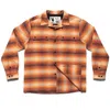 Unless Collective Men's Yellow / Orange Ombre Flannel Shirt - M - Orange In Yellow/orange