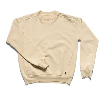 Unless Collective Neutrals / Brown Luxe Crew Sweatshirt - M - Putty