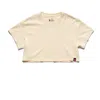Unless Collective Women's Premium Crop Tee - Off-white In White