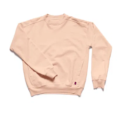 Unless Collective Women's Pink / Purple Luxe Crew Sweatshirt - W - Peach In Pink/purple