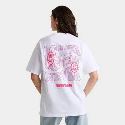 Unlike Humans Women's Better Late Than Never T-shirt