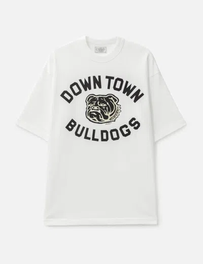 Unlikely Authentic Graphic Tee "bulldogs" In White