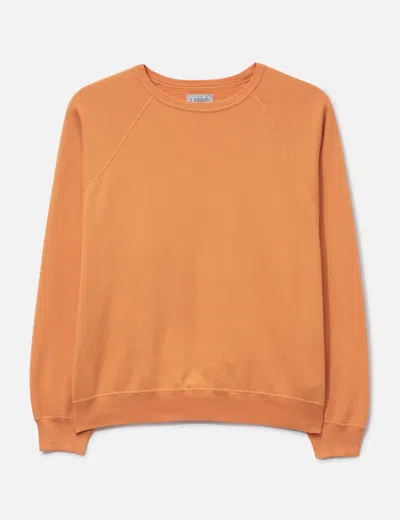 Unlikely Raglan Sleeve Crew In Orange