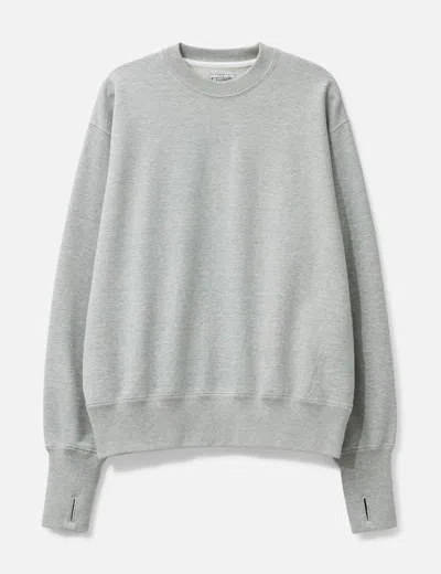 Unlikely Simple Sweat Crew "west" In Gray