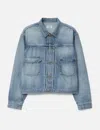 Unlikely Time Travel Trucker Jacket 1977wash In Blue