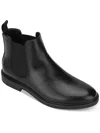 UNLISTED KENNETH COLE PEYTON MENS FAUX LEATHER PULL ON CHELSEA BOOTS