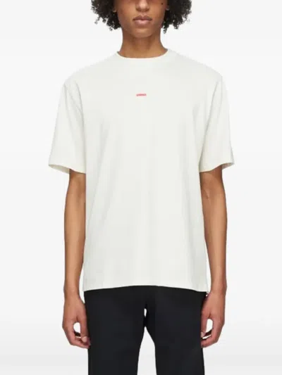 Unna Heart-print Logo-print T-shirt In White