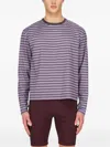 Unna Striped-pattern Long-sleeved T-shirt In Multi