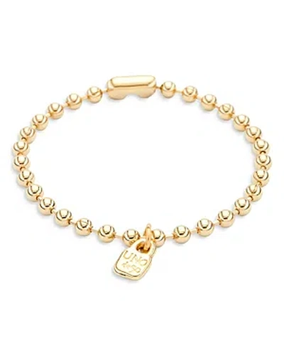 Uno De 50 Emotions Bead Charm Bracelet In Gold