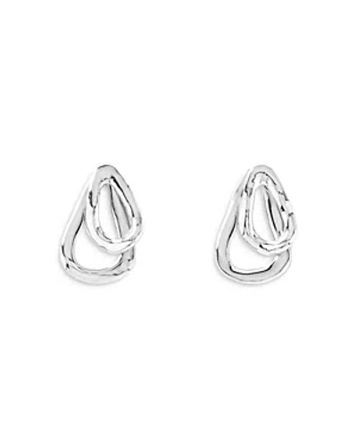 Uno De 50 Connected Link Earrings In Silver