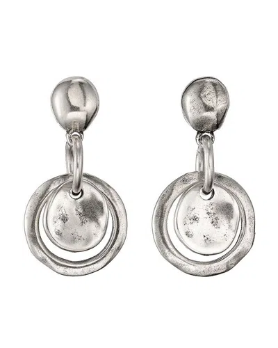 Uno De 50 Flake Earrings In Silver