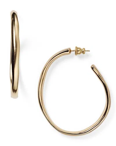 Uno De 50 Ohm Hoop Earrings In Gold