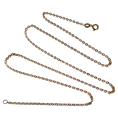 Pre-owned Unoaerre 9ct 375 Gold 20" Chain In Multi