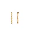 Unode50 18 K Gold Plated Dazzling Drop Earrings In Gold