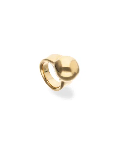 Unode50 18k Gold Alloy Ring With The Shape Of A Ball