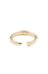 Unode50 18k Gold-plated Bangle Bracelet In Gold