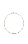 Unode50 18k Gold-plated Chain With Thin Oval Links And Carabiner Clasp In Gold