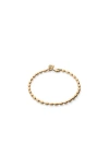 Unode50 18k Gold-plated Charm Bracelet With Oval Links In Gold