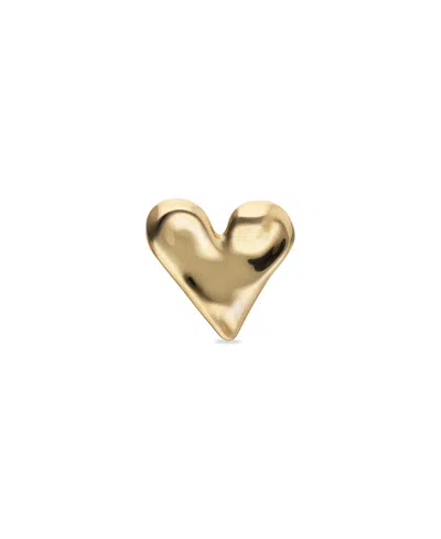 Unode50 18k Gold Plated Heart Shaped Ring In Metallic