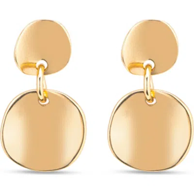 Unode50 18k Gold-plated Hinged Earrings