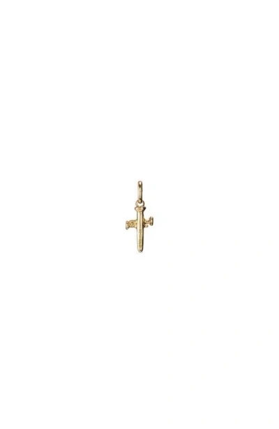 UNODE50 UNODE50 18K GOLD PLATED MEDIUM CROSS CHARM