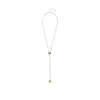 Unode50 18k Gold Plated Metal Alloy Necklace With Height-adjustable Chain In Gold