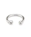 Unode50 Interchangeable Ball Silver Cuff In Silver
