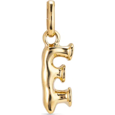 Unode50 18k Gold-plated Letter E Charm