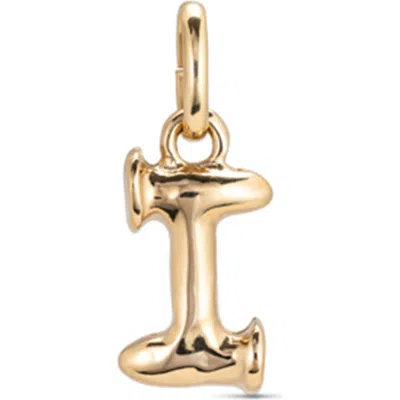 Unode50 18k Gold-plated Letter I Charm