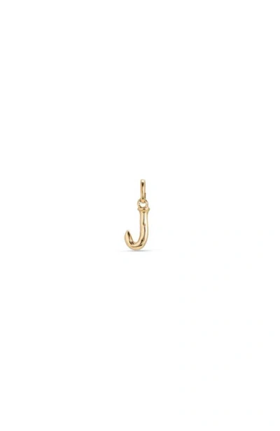 Unode50 18k Gold-plated Letter J Charm