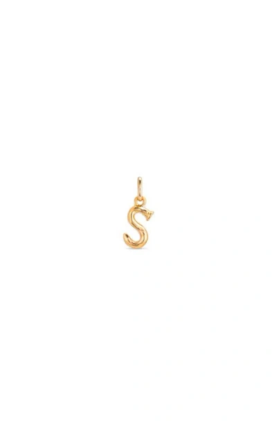 Unode50 18k Gold-plated Letter S Charm