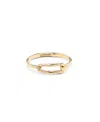 Unode50 Anchor Buckle Bangle In Gold